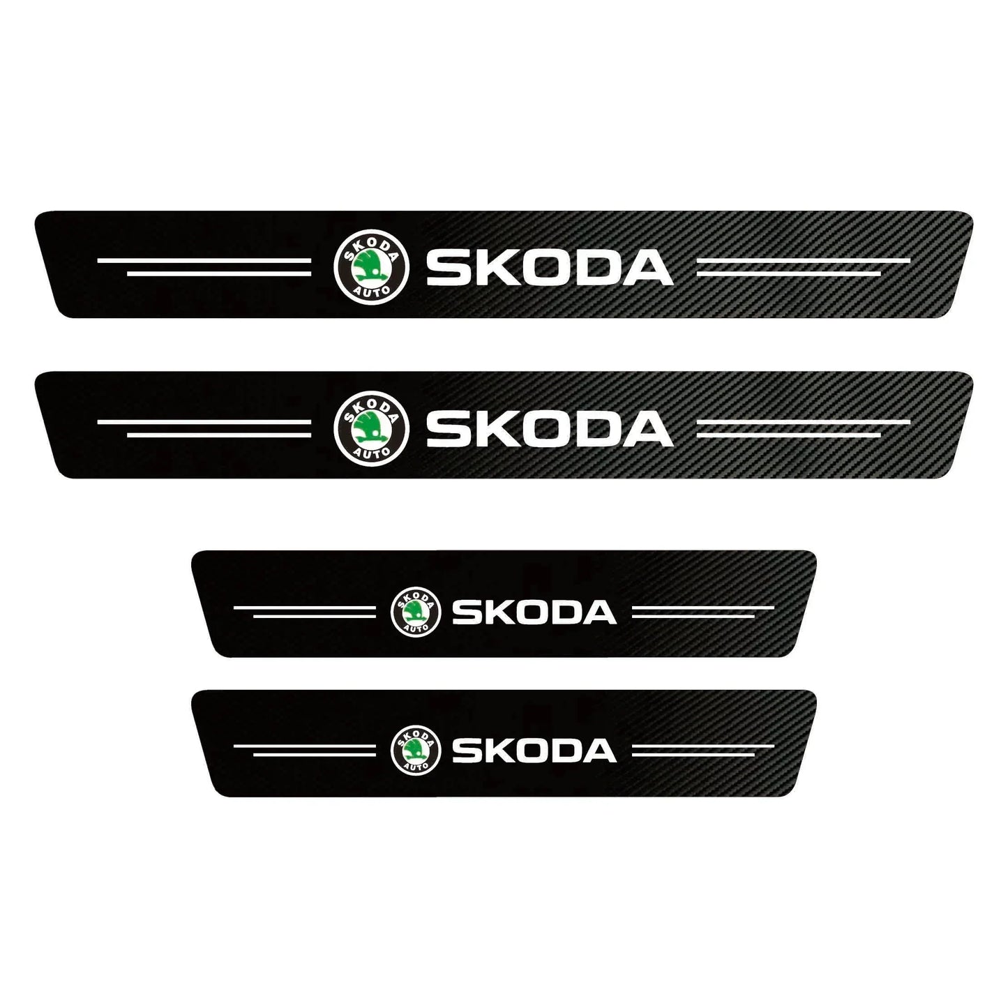 Carbon Fiber Door Sill Protector - Pack of 8