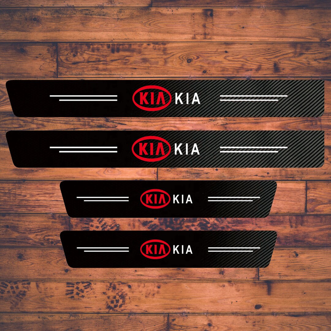 Carbon Fiber Door Sill Protector - Pack of 8