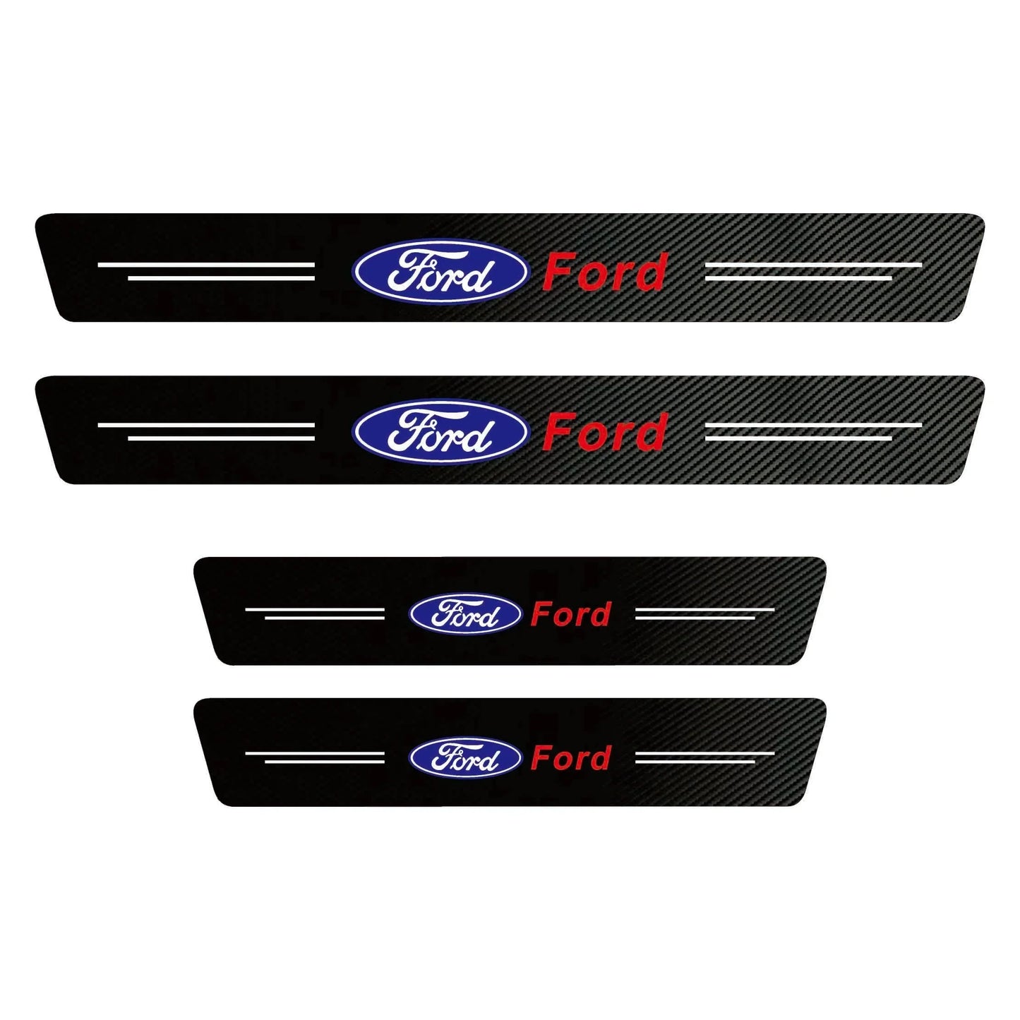 Carbon Fiber Door Sill Protector - Pack of 8