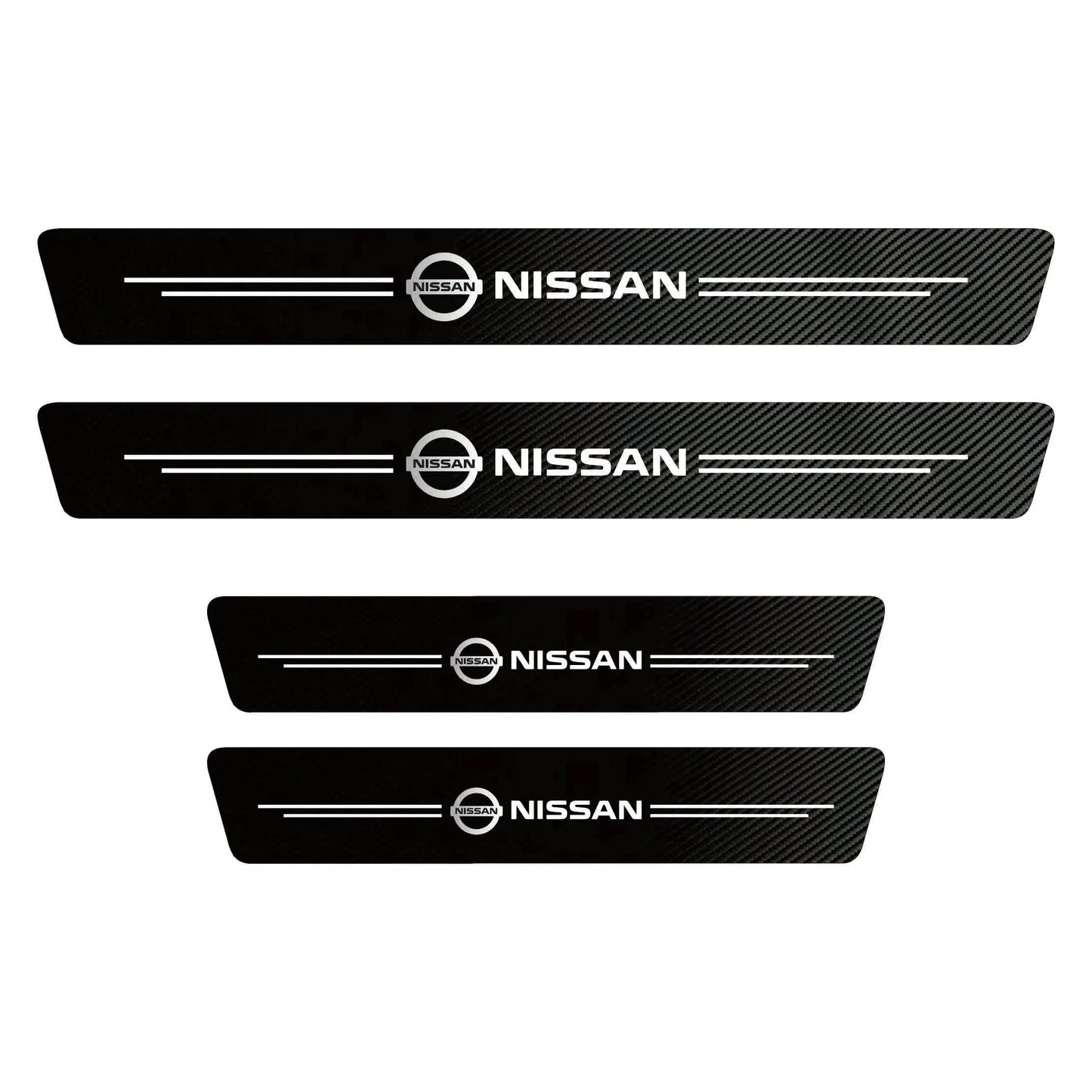 Carbon Fiber Door Sill Protector - Pack of 8