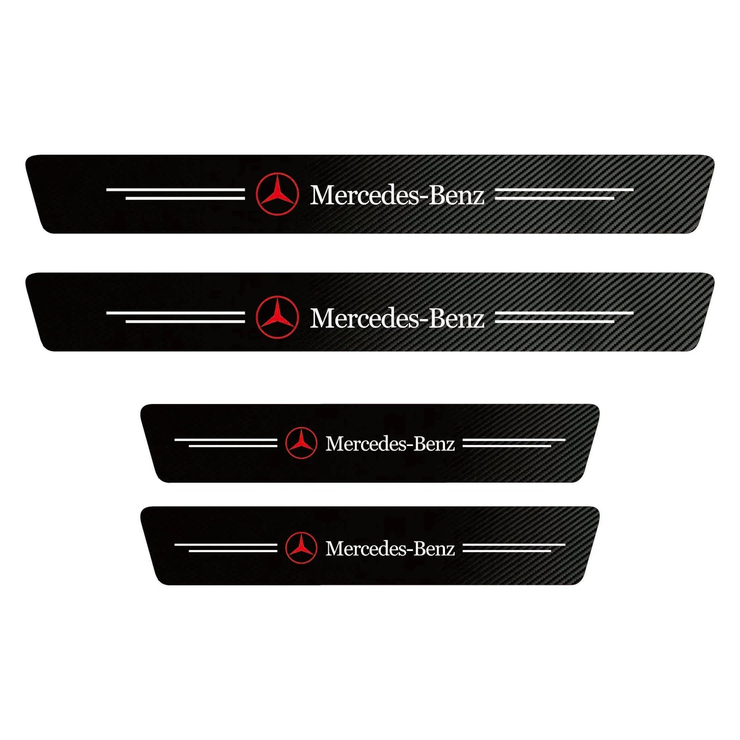 Carbon Fiber Door Sill Protector - Pack of 8