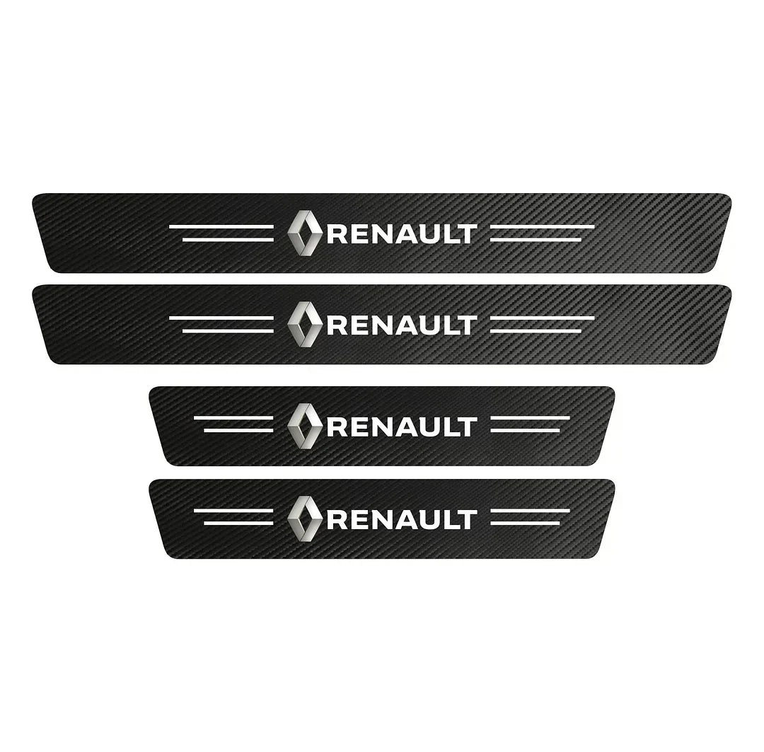 Carbon Fiber Door Sill Protector - Pack of 8
