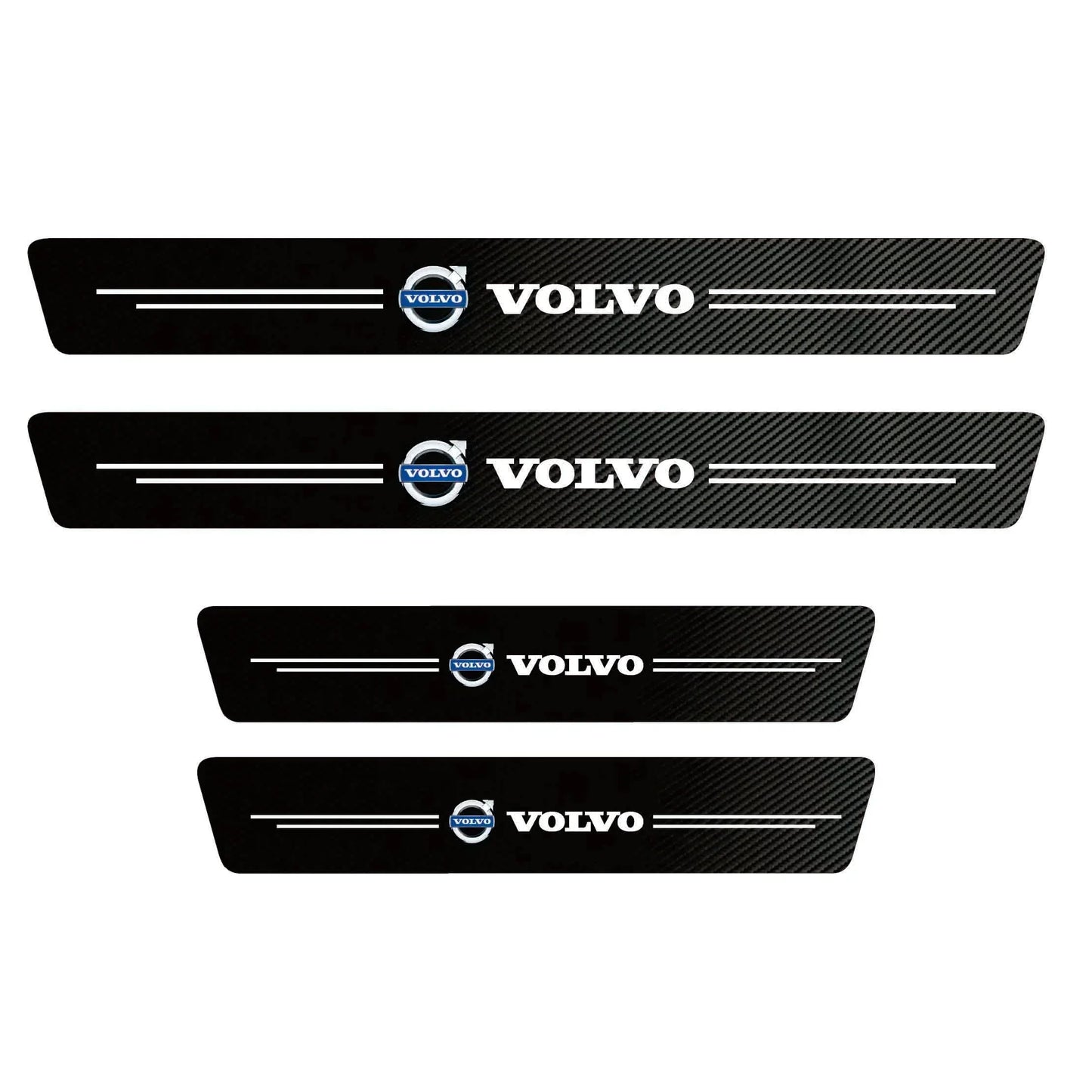 Carbon Fiber Door Sill Protector - Pack of 8